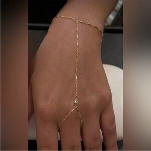 Gold Hand Chain Bracelet M1714